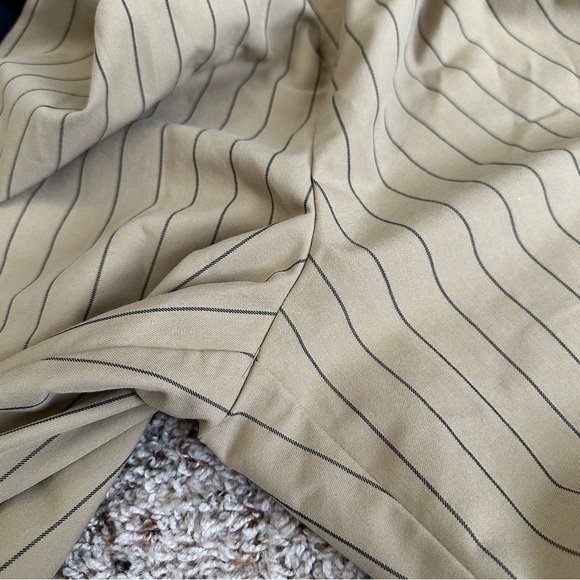 La Ligne for Target Beige Pinstripe Wide Leg Pants Elastic Waist Women’s Size 1X - Picture 12 of 15